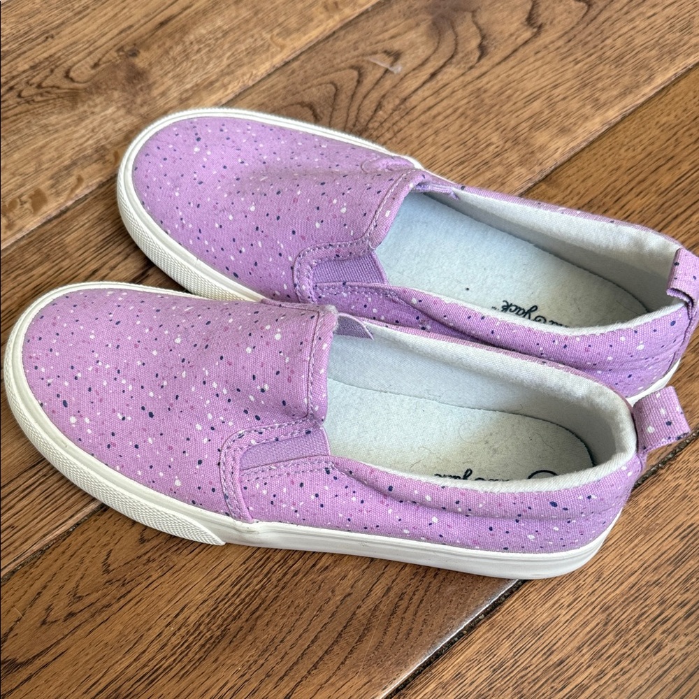 Cat & Jack Purple Kids Slip-On Shoes size 2